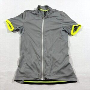 Specialized RBX-Sport Womens Comp Jersey Cycling Grey Neon Full Zip Top Sz S